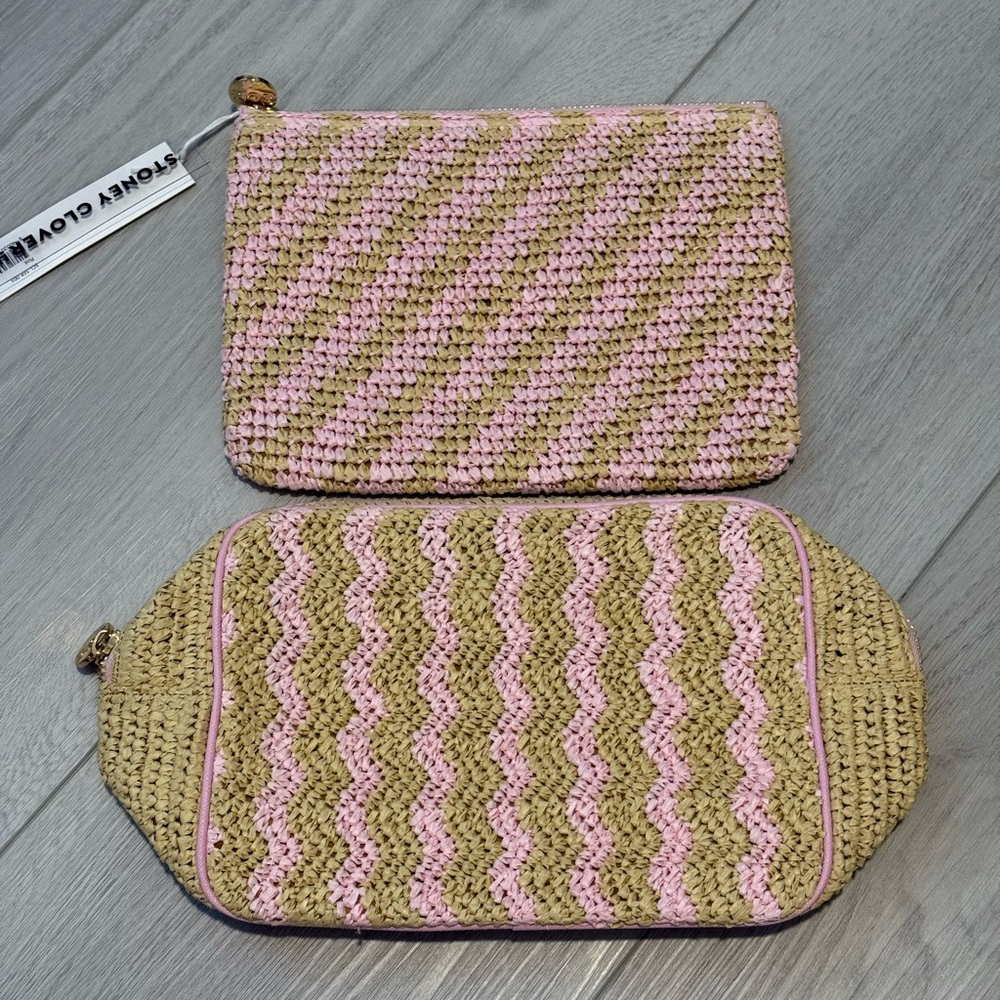 Stoney Clover Lane Woven Pouch Bundle (Flat & Large)